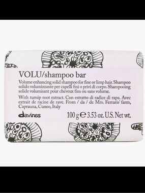 Davines VOLU Shampoo Bar!